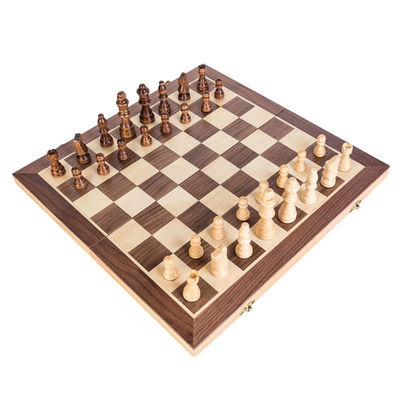 Schach-Brett-hölzernes magnetisches Schachspiel der Kontrolleur-1.97in großes faltendes