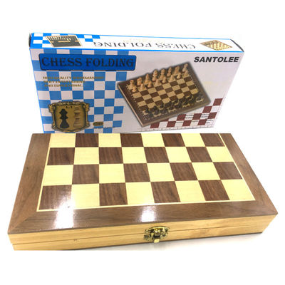 Schach-Brett-hölzernes magnetisches Schachspiel der Kontrolleur-1.97in großes faltendes