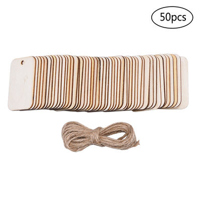 Unfertiges hölzernes Handwerks-Rechteck Mini Wooden Cubes des Quadrat-3.5cm