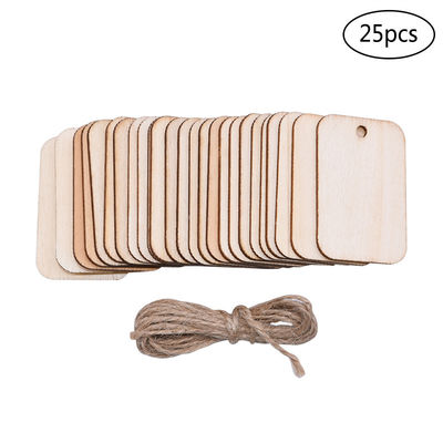 Unfertiges hölzernes Handwerks-Rechteck Mini Wooden Cubes des Quadrat-3.5cm
