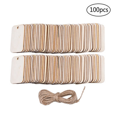 Unfertiges hölzernes Handwerks-Rechteck Mini Wooden Cubes des Quadrat-3.5cm