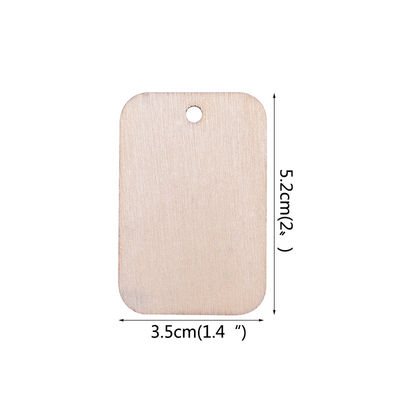 Unfertiges hölzernes Handwerks-Rechteck Mini Wooden Cubes des Quadrat-3.5cm
