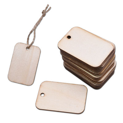 Unfertiges hölzernes Handwerks-Rechteck Mini Wooden Cubes des Quadrat-3.5cm