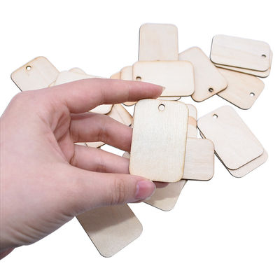 Unfertiges hölzernes Handwerks-Rechteck Mini Wooden Cubes des Quadrat-3.5cm