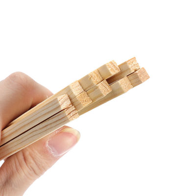 Zählend quadriert unfertiges hölzernes Handwerk 30Pcs hölzerne Rod