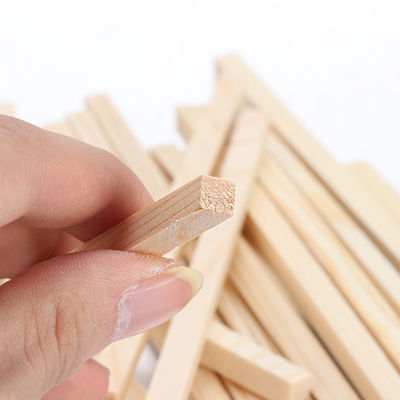 Zählend quadriert unfertiges hölzernes Handwerk 30Pcs hölzerne Rod