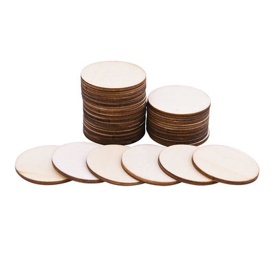 Handwerks-Kiefernholz-Disketten des freien Raumes der Malerei-10cm unfertige hölzerne