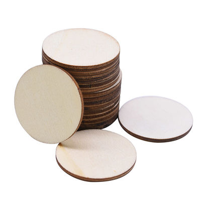 Handwerks-Kiefernholz-Disketten des freien Raumes der Malerei-10cm unfertige hölzerne