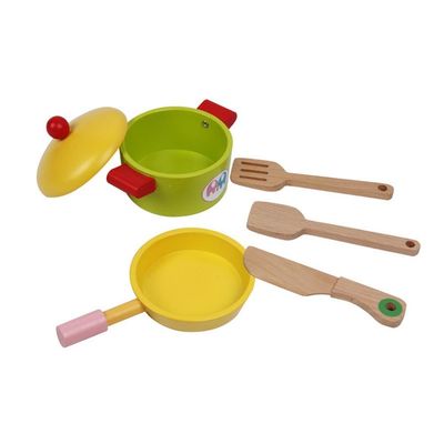 Spiel-Küchen-Tischplatten-Schauspielhaus-Spielwaren der Gerät-30cm rosa hölzerne
