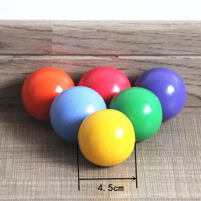 6cm großer Pastellregenbogen-Stapler-Verschachtelungs-Regenbogen-Block-Satz