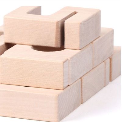 Hölzerne Zahl Balance Jenga blockiert riesige hölzerne Bausteine der Spielwaren-16cm
