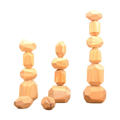 5cm 36pcs Digital Holzklotz-Spielwaren-Baby-geometrische stapelnde Blöcke