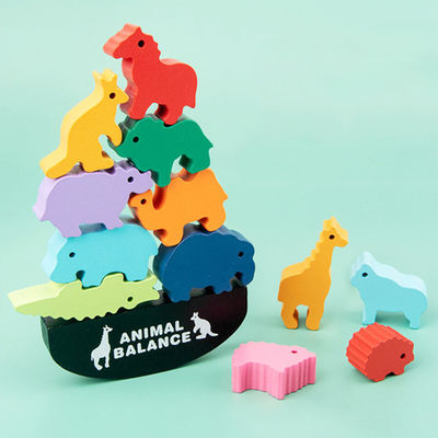 Dinosaurier-hölzerne Bausteine Toy Animal Town Wooden Blocks der Kind3cm
