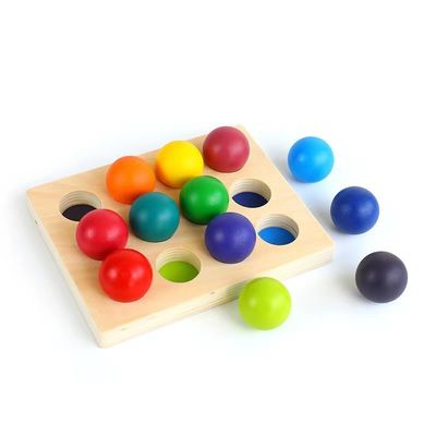 Brücken-hölzerne Bausteine Toy Nesting Rainbow Block Set des Baby-15cm