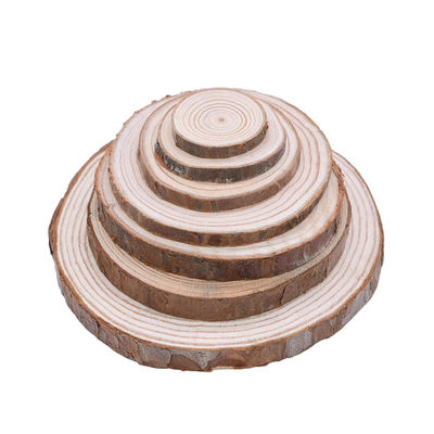 Handwerks-Naturholz-Scheiben des Barken-Klotz-12cm unfertige hölzerne