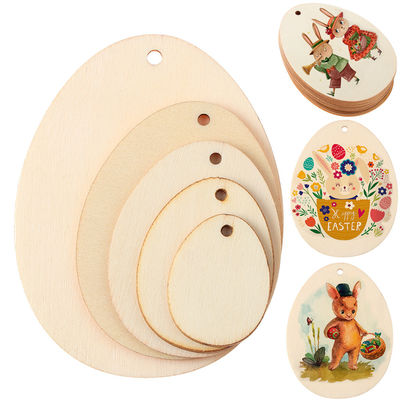Unfertiges hölzernes Handwerk Chips Hangings 60mm löscht Holzklötze