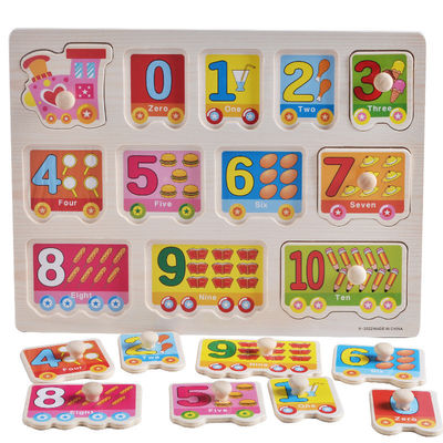 Unisex-15cm hölzerne Tierpuzzle-hölzerne pädagogische Spielwaren