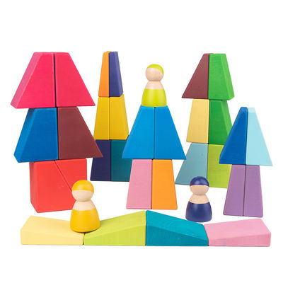 Hölzerner Regenbogen-Stapler 1001 der Nachtiso9001 Toy Beech Rome Grimms