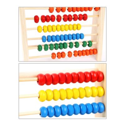 Berechnen Sie 26Cm hölzernes Mathe pädagogischen Toy Counting Beads Toy Abacus