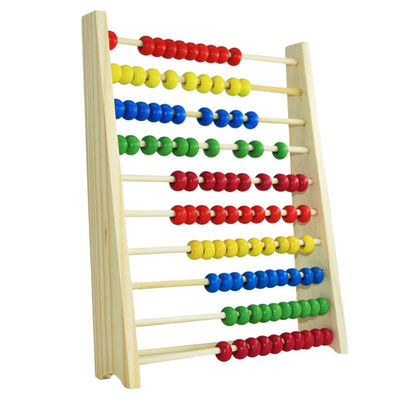 Berechnen Sie 26Cm hölzernes Mathe pädagogischen Toy Counting Beads Toy Abacus