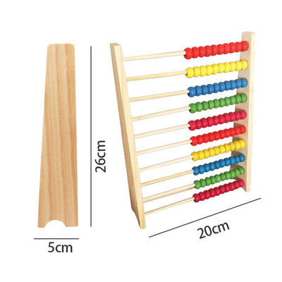 Berechnen Sie 26Cm hölzernes Mathe pädagogischen Toy Counting Beads Toy Abacus