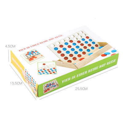 Reihen-pädagogische 4cm hölzerne Schachfiguren stellten Kindergeburtstags-Geschenk ein