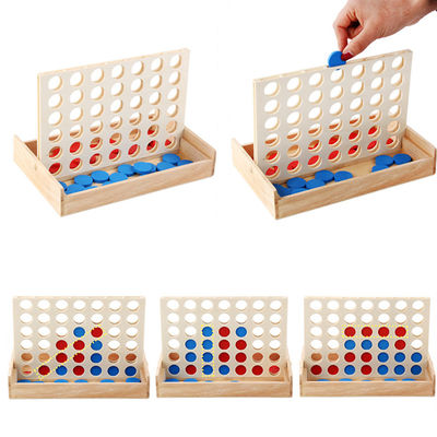 Reihen-pädagogische 4cm hölzerne Schachfiguren stellten Kindergeburtstags-Geschenk ein