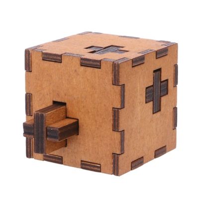 Hölzerner geheimer Kasten des Puzzlespiel-ISO9001 für Kindergehirn IQ-Test