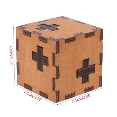 Hölzerner geheimer Kasten des Puzzlespiel-ISO9001 für Kindergehirn IQ-Test