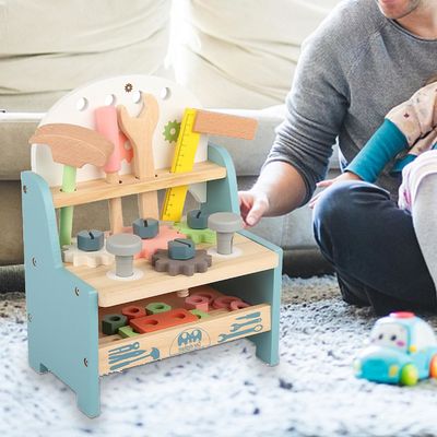 Elternteil-Kind-InteractiveWooden-Werktisch-Werkzeuge für Intelligenz-Entwicklung
