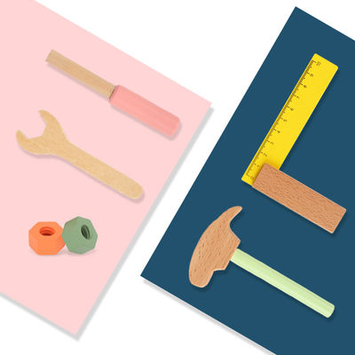 Elternteil-Kind-InteractiveWooden-Werktisch-Werkzeuge für Intelligenz-Entwicklung