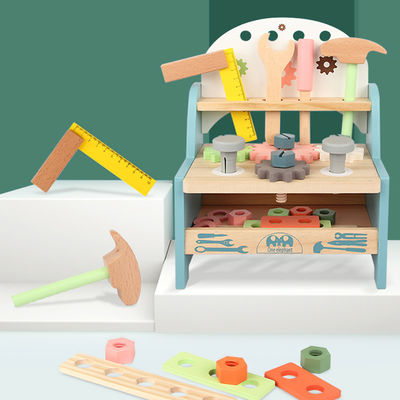 Elternteil-Kind-InteractiveWooden-Werktisch-Werkzeuge für Intelligenz-Entwicklung