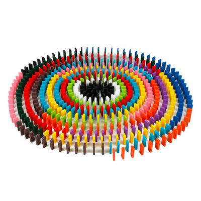 100 200 300 hölzerne Bausteine der Domino-500PCS