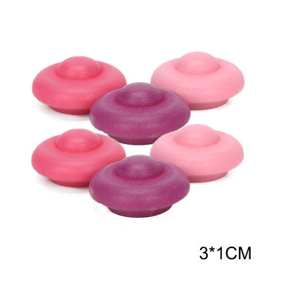 Stapler Montessori des Regenbogen-6pcs pädagogische hölzerne Spielwaren