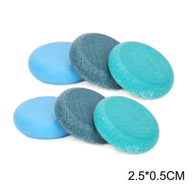 Stapler Montessori des Regenbogen-6pcs pädagogische hölzerne Spielwaren