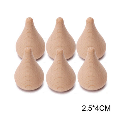 Stapler Montessori des Regenbogen-6pcs pädagogische hölzerne Spielwaren