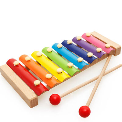 8 Anmerkungs-Klavier und Xylophon Toy With Wooden Frame