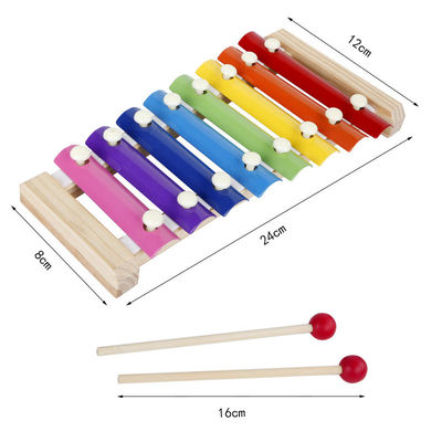 8 Anmerkungs-Klavier und Xylophon Toy With Wooden Frame
