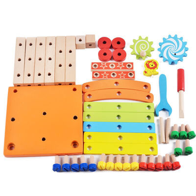 Hölzerner Kinderstuhl Toy With Water Based Painted Montessori