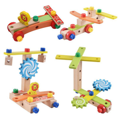 Hölzerner Kinderstuhl Toy With Water Based Painted Montessori