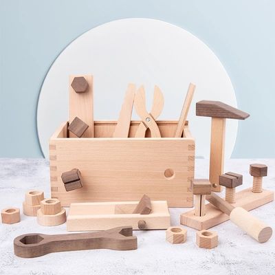 Hölzerner reparatur-Werkzeug-Satz Montessori Multifunktionsfür Jungen