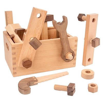 Hölzerner reparatur-Werkzeug-Satz Montessori Multifunktionsfür Jungen