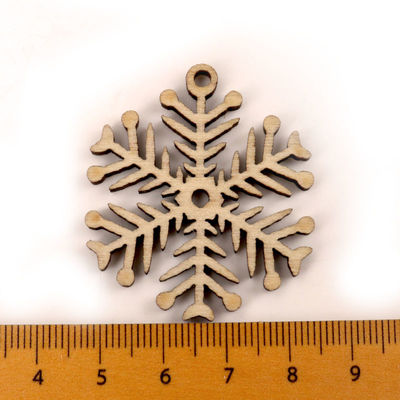 Einklebebuch-Malerei-Schneeflocke kopieren handgemachtes hölzernes Handwerk