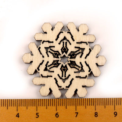 Einklebebuch-Malerei-Schneeflocke kopieren handgemachtes hölzernes Handwerk