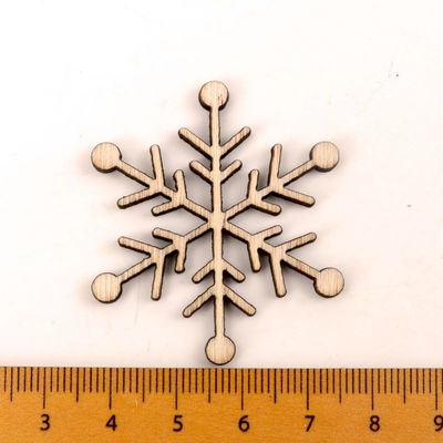 Einklebebuch-Malerei-Schneeflocke kopieren handgemachtes hölzernes Handwerk