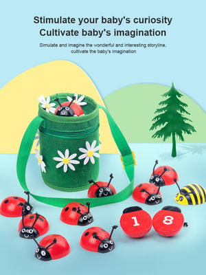Ungiftige hölzerne mathematische Spielwaren Montessori für Kleinkinder