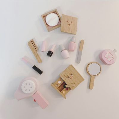 Der tragbare Montessori hölzerner kosmetischer Toy Set der Kinder ISO9001