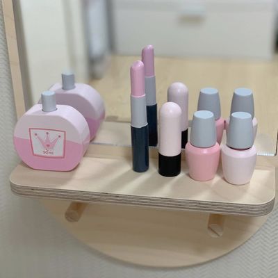 Der tragbare Montessori hölzerner kosmetischer Toy Set der Kinder ISO9001