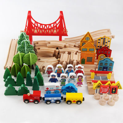 Erbauer Wooden Board Game Mini Woodens 88pcs City Road