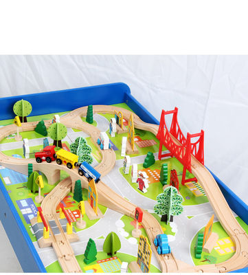 Erbauer Wooden Board Game Mini Woodens 88pcs City Road